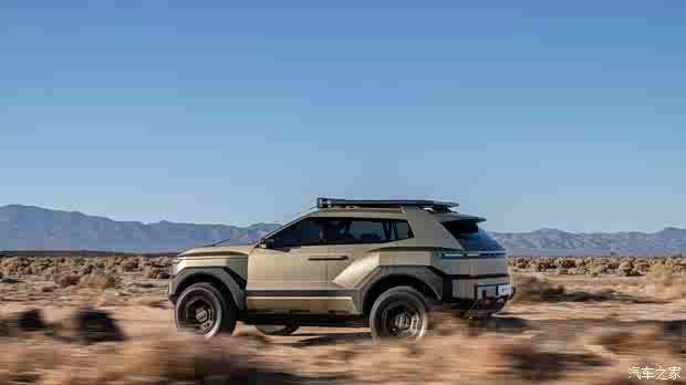 2025洛杉矶车展：现代Crater概念车发布 外观机甲风/内饰超硬核