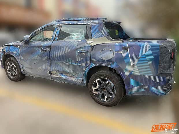 针对海外市场 比亚迪全新皮卡谍照曝光 定位低于SHARK